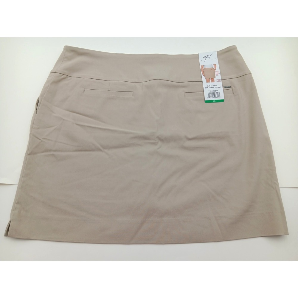 Up! Pull On Skort, Tan, Size XL, New
